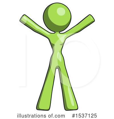Royalty-Free (RF) Green Design Mascot Clipart Illustration by Leo Blanchette - Stock Sample #1537125
