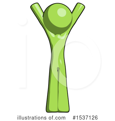 Royalty-Free (RF) Green Design Mascot Clipart Illustration by Leo Blanchette - Stock Sample #1537126