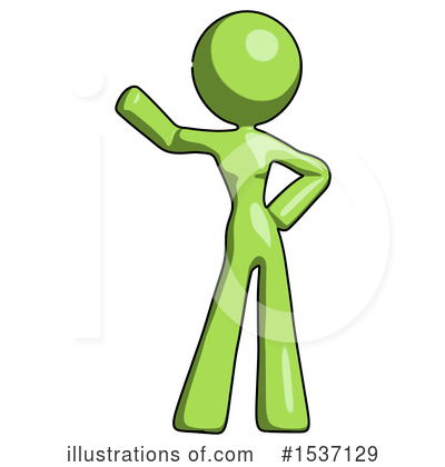 Royalty-Free (RF) Green Design Mascot Clipart Illustration by Leo Blanchette - Stock Sample #1537129