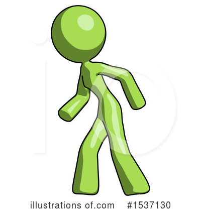 Royalty-Free (RF) Green Design Mascot Clipart Illustration by Leo Blanchette - Stock Sample #1537130