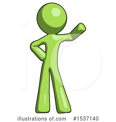 Royalty-Free (RF) Green Design Mascot Clipart Illustration by Leo Blanchette - Stock Sample #1537140