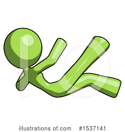 Royalty-Free (RF) Green Design Mascot Clipart Illustration by Leo Blanchette - Stock Sample #1537141