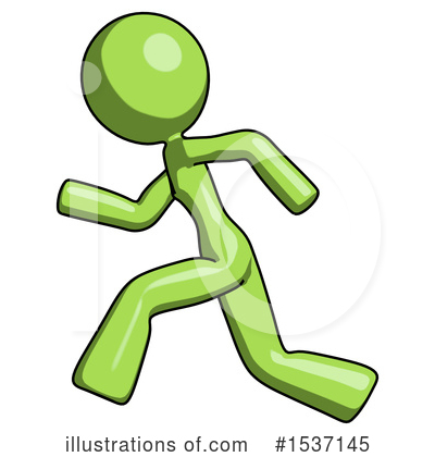 Royalty-Free (RF) Green Design Mascot Clipart Illustration by Leo Blanchette - Stock Sample #1537145