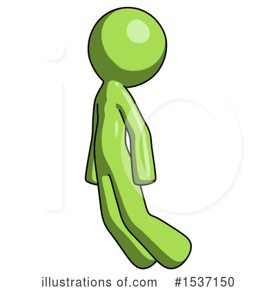 Royalty-Free (RF) Green Design Mascot Clipart Illustration by Leo Blanchette - Stock Sample #1537150