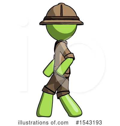 Royalty-Free (RF) Green Design Mascot Clipart Illustration by Leo Blanchette - Stock Sample #1543193