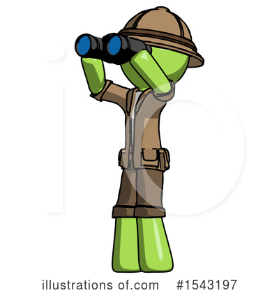 Royalty-Free (RF) Green Design Mascot Clipart Illustration by Leo Blanchette - Stock Sample #1543197