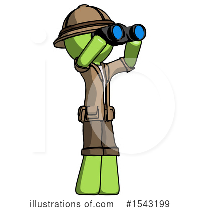 Royalty-Free (RF) Green Design Mascot Clipart Illustration by Leo Blanchette - Stock Sample #1543199