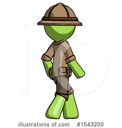Royalty-Free (RF) Green Design Mascot Clipart Illustration by Leo Blanchette - Stock Sample #1543200