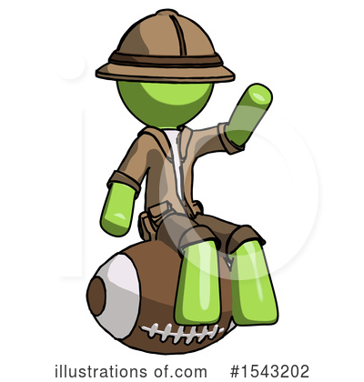 Royalty-Free (RF) Green Design Mascot Clipart Illustration by Leo Blanchette - Stock Sample #1543202
