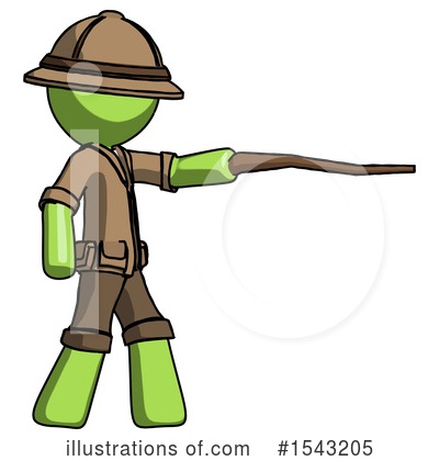 Royalty-Free (RF) Green Design Mascot Clipart Illustration by Leo Blanchette - Stock Sample #1543205
