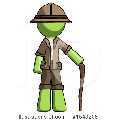 Royalty-Free (RF) Green Design Mascot Clipart Illustration by Leo Blanchette - Stock Sample #1543206