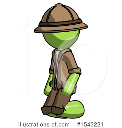 Royalty-Free (RF) Green Design Mascot Clipart Illustration by Leo Blanchette - Stock Sample #1543221
