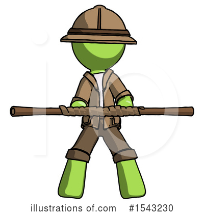 Royalty-Free (RF) Green Design Mascot Clipart Illustration by Leo Blanchette - Stock Sample #1543230