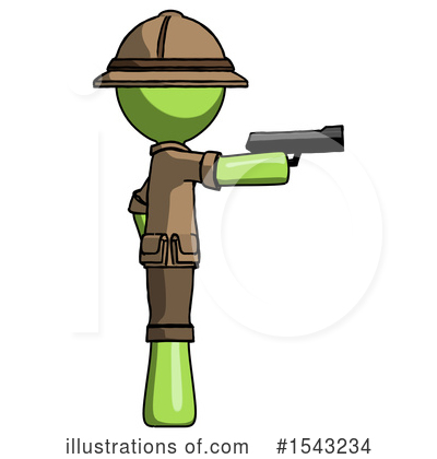 Royalty-Free (RF) Green Design Mascot Clipart Illustration by Leo Blanchette - Stock Sample #1543234