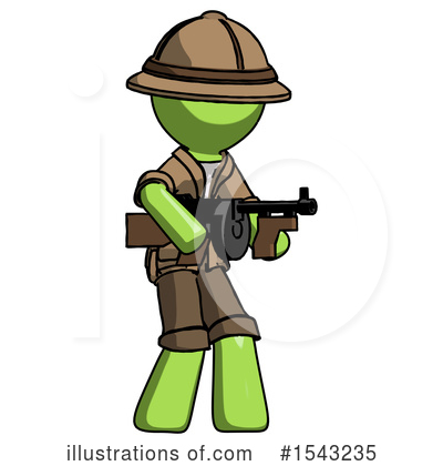 Royalty-Free (RF) Green Design Mascot Clipart Illustration by Leo Blanchette - Stock Sample #1543235