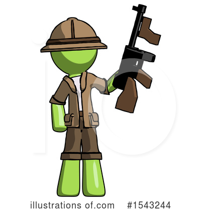 Royalty-Free (RF) Green Design Mascot Clipart Illustration by Leo Blanchette - Stock Sample #1543244