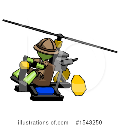 Royalty-Free (RF) Green Design Mascot Clipart Illustration by Leo Blanchette - Stock Sample #1543250
