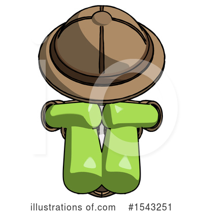 Royalty-Free (RF) Green Design Mascot Clipart Illustration by Leo Blanchette - Stock Sample #1543251