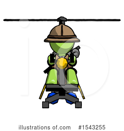 Royalty-Free (RF) Green Design Mascot Clipart Illustration by Leo Blanchette - Stock Sample #1543255
