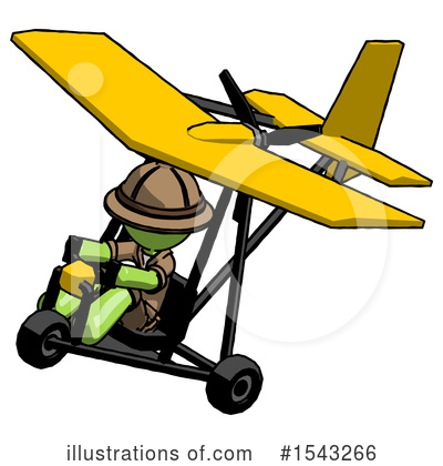 Royalty-Free (RF) Green Design Mascot Clipart Illustration by Leo Blanchette - Stock Sample #1543266