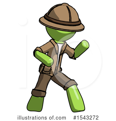 Royalty-Free (RF) Green Design Mascot Clipart Illustration by Leo Blanchette - Stock Sample #1543272