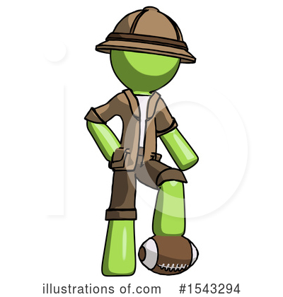 Royalty-Free (RF) Green Design Mascot Clipart Illustration by Leo Blanchette - Stock Sample #1543294