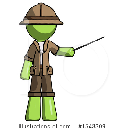 Royalty-Free (RF) Green Design Mascot Clipart Illustration by Leo Blanchette - Stock Sample #1543309