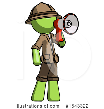 Royalty-Free (RF) Green Design Mascot Clipart Illustration by Leo Blanchette - Stock Sample #1543322
