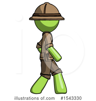 Royalty-Free (RF) Green Design Mascot Clipart Illustration by Leo Blanchette - Stock Sample #1543330