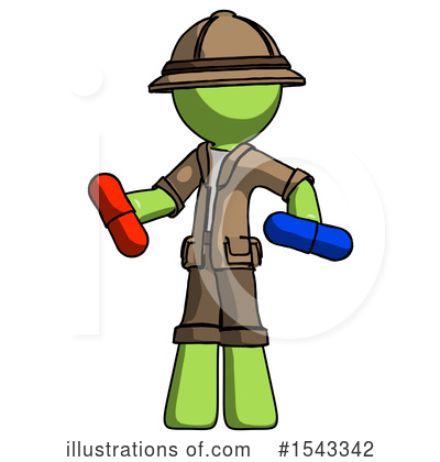 Royalty-Free (RF) Green Design Mascot Clipart Illustration by Leo Blanchette - Stock Sample #1543342