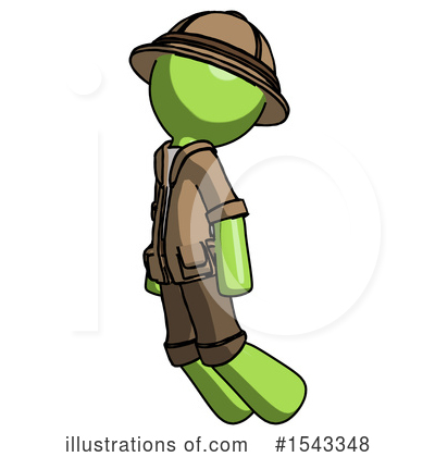 Royalty-Free (RF) Green Design Mascot Clipart Illustration by Leo Blanchette - Stock Sample #1543348
