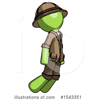 Royalty-Free (RF) Green Design Mascot Clipart Illustration by Leo Blanchette - Stock Sample #1543351
