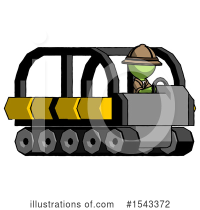 Royalty-Free (RF) Green Design Mascot Clipart Illustration by Leo Blanchette - Stock Sample #1543372