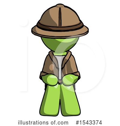 Royalty-Free (RF) Green Design Mascot Clipart Illustration by Leo Blanchette - Stock Sample #1543374