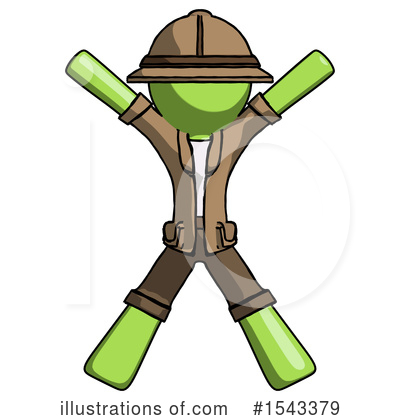 Royalty-Free (RF) Green Design Mascot Clipart Illustration by Leo Blanchette - Stock Sample #1543379