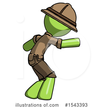 Royalty-Free (RF) Green Design Mascot Clipart Illustration by Leo Blanchette - Stock Sample #1543393
