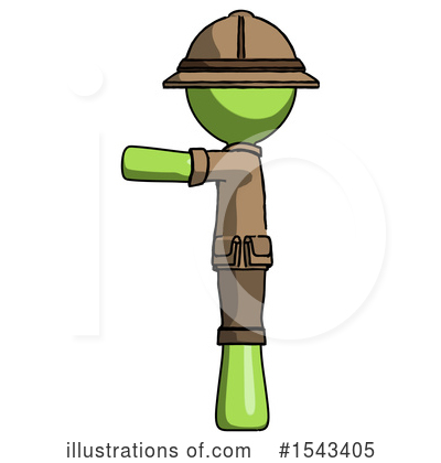 Royalty-Free (RF) Green Design Mascot Clipart Illustration by Leo Blanchette - Stock Sample #1543405