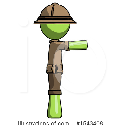 Royalty-Free (RF) Green Design Mascot Clipart Illustration by Leo Blanchette - Stock Sample #1543408