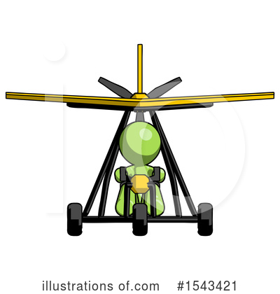 Royalty-Free (RF) Green Design Mascot Clipart Illustration by Leo Blanchette - Stock Sample #1543421