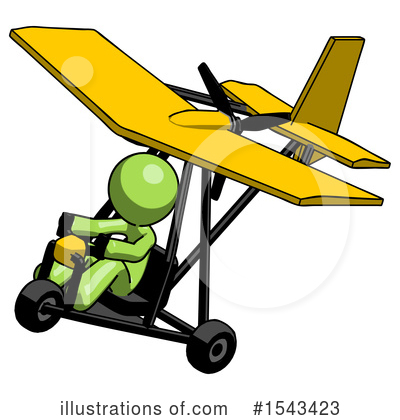 Royalty-Free (RF) Green Design Mascot Clipart Illustration by Leo Blanchette - Stock Sample #1543423