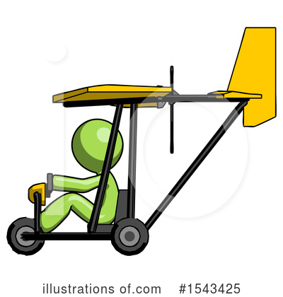 Royalty-Free (RF) Green Design Mascot Clipart Illustration by Leo Blanchette - Stock Sample #1543425