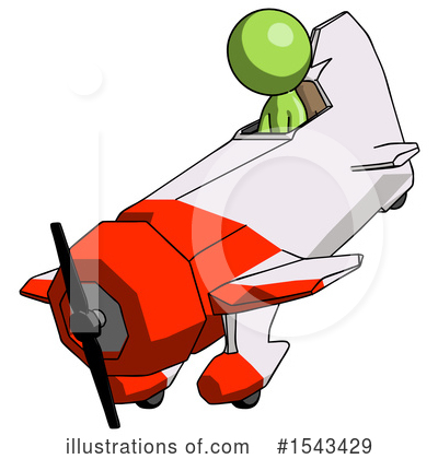 Royalty-Free (RF) Green Design Mascot Clipart Illustration by Leo Blanchette - Stock Sample #1543429
