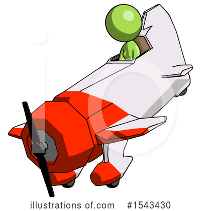Royalty-Free (RF) Green Design Mascot Clipart Illustration by Leo Blanchette - Stock Sample #1543430