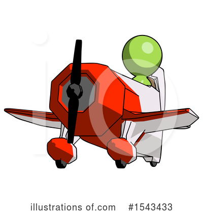 Royalty-Free (RF) Green Design Mascot Clipart Illustration by Leo Blanchette - Stock Sample #1543433
