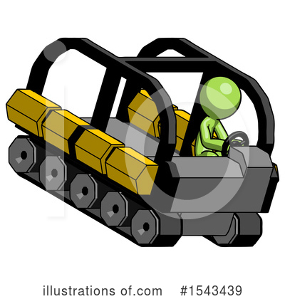 Royalty-Free (RF) Green Design Mascot Clipart Illustration by Leo Blanchette - Stock Sample #1543439