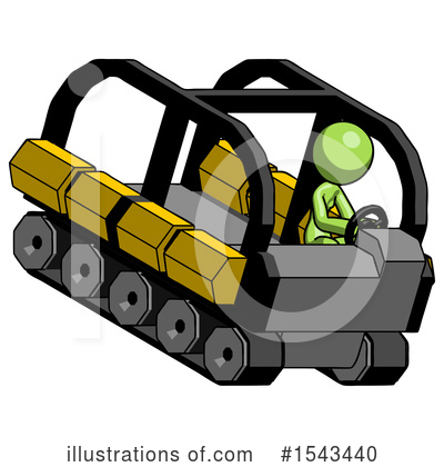 Royalty-Free (RF) Green Design Mascot Clipart Illustration by Leo Blanchette - Stock Sample #1543440