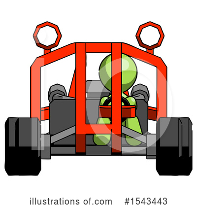 Royalty-Free (RF) Green Design Mascot Clipart Illustration by Leo Blanchette - Stock Sample #1543443