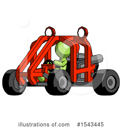 Royalty-Free (RF) Green Design Mascot Clipart Illustration by Leo Blanchette - Stock Sample #1543445