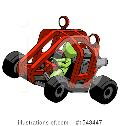 Royalty-Free (RF) Green Design Mascot Clipart Illustration by Leo Blanchette - Stock Sample #1543447