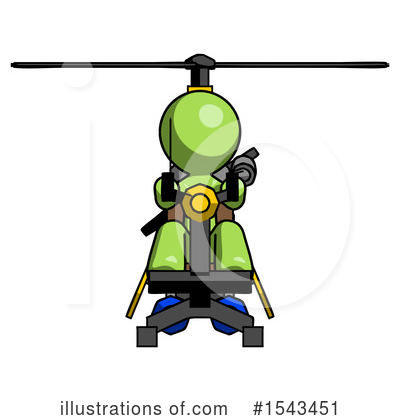 Royalty-Free (RF) Green Design Mascot Clipart Illustration by Leo Blanchette - Stock Sample #1543451